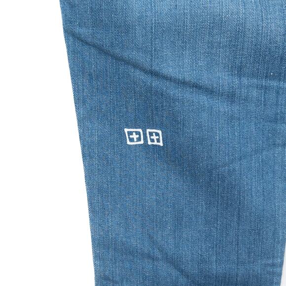 Ksubi Medium Wash Low Rise Straight Leg Jeans Size 26 - Picture 6 of 10